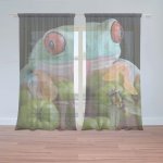 Záclony Veselá žába: 2 ks - 150x250 cm - Sablio – Hledejceny.cz