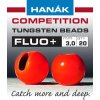 Výroba nástrahy Hanák Competition Tungstenové Hlavičky Fluo Červené 2,0 mm