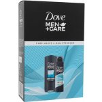 Dove Men + Care Clean Comfort sprchový gel 250 ml + deospray 150 ml dárková sada – Zbozi.Blesk.cz