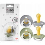 Bibs Boheme dudlíky přírodní kaučuk 2ks Blush Nočný / Vanilla Nočný – Zboží Dáma