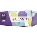 PA papírové kapesníčky v krabičce 2-vrstvé 200 ks – Zboží Dáma