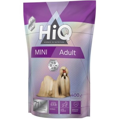 HiQ Dog Dry Adult Mini 400 g – Hledejceny.cz