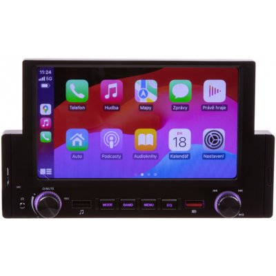 1DIN autorádio s 6,2" LCD/3x USB/Bluetooth/CarPlay/AndroidAuto/Mirrorlink - scc170cabt – Hledejceny.cz