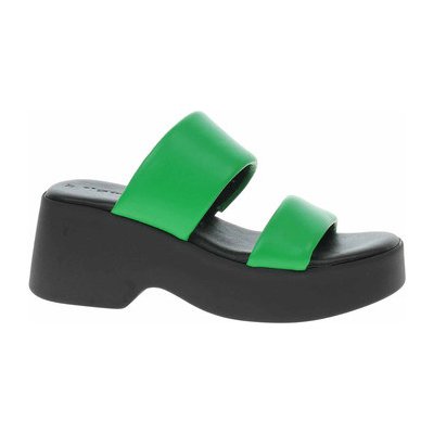 Tamaris pantofle dámské pantofle 1-27227-20 green/black zelená