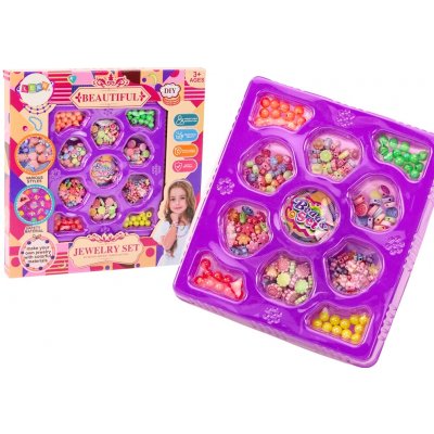 LEAN Toys Korálky pro výrobu šperků DIY Kreativní květinové přívěsky Set – Hledejceny.cz