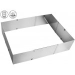 Orion forma na dort nerez posuvná hranatá 24/47x20/38x6cm – Sleviste.cz
