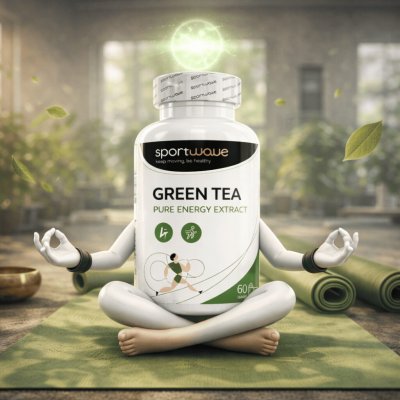 SportWave Green Tea Pure Energy Extract 60 kapslí – Hledejceny.cz