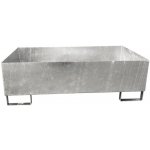 Pozinkovaná kovová jímka pod dva sudy bez roštu, max. nosnost 450 kg | Zboží Auto