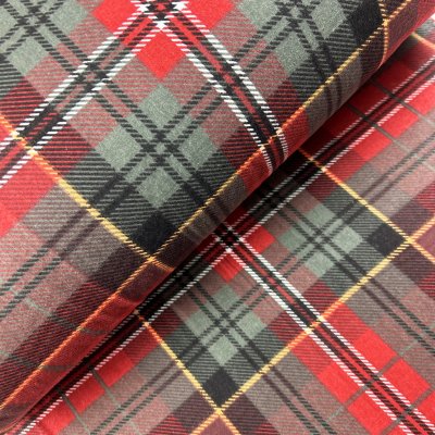 Ervi bavlna flanel š.240cm Skotská kostka Tartan - 25436-8, metráž – Hledejceny.cz