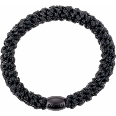 KKNEKKI Gumička do vlasů Kknekki Black, černá barva, textil – Zboží Dáma