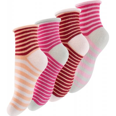BERRY STRIPES Ponožky dívčí 4 páry mix barev – Zboží Mobilmania