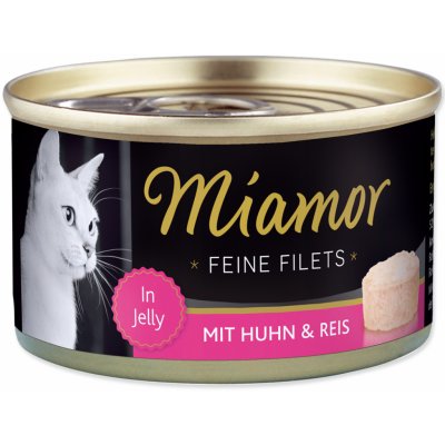 Finnern Miamor Cat filety kuře & rýže 100 g – Hledejceny.cz
