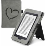 KW Mobile Brushed Heart KW5567501 Pouzdro pro Amazon Kindle Paperwhite 1/2/3 šedé 4063004311769 – Hledejceny.cz