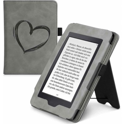 KW Mobile Brushed Heart KW5567501 Pouzdro pro Amazon Kindle Paperwhite 1/2/3 šedé 4063004311769 – Zbozi.Blesk.cz