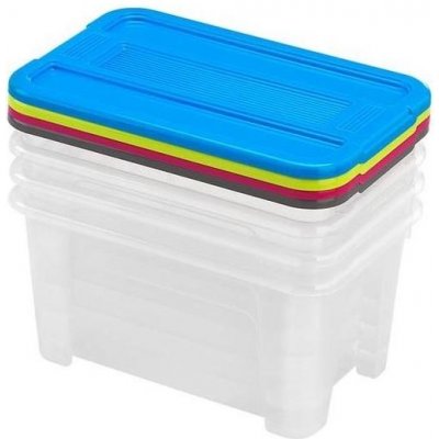UTC SADA 4x Úložný box TEX BOX 4,5 l UT0116 – Zboží Dáma