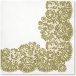 TaT ubrousky Lacy Frame Gold 33x33cm – Zboží Dáma