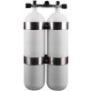 Potápěčské lahve Vítkovice Cylinders Dvojče 2x12 L 300 Bar DIR skruže manifold