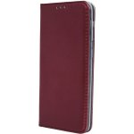 Pouzdro Smart Magnetic book Huawei P40 Lite E burgundy – Zboží Živě