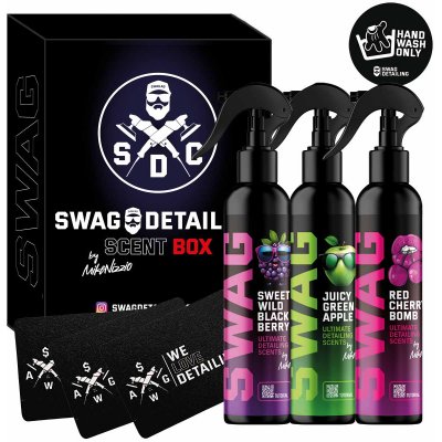 SWAG Scent Box sada vůní do interiéru v dárkové krabičce 3 x 150 ml + 3 visačky – Hledejceny.cz