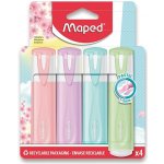 Maped Fluo Peps Pastel 4 ks – Zboží Živě