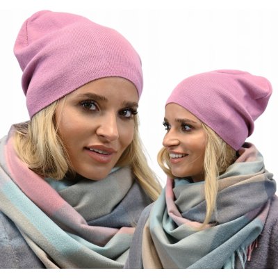 Fashionweek dámská čepice beanie šmoulinka ZIZI-P2 Růžová – Hledejceny.cz