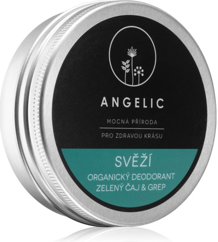 Angelic organický krémový deodorant zelený čaj & grep 50 ml