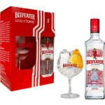 Beefeater Gin 40% 0,7 l (dárkové balení 1 sklenice) – Hledejceny.cz