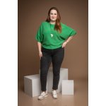 Oversize svetr BRIDGET Azurově modrá – Zboží Dáma
