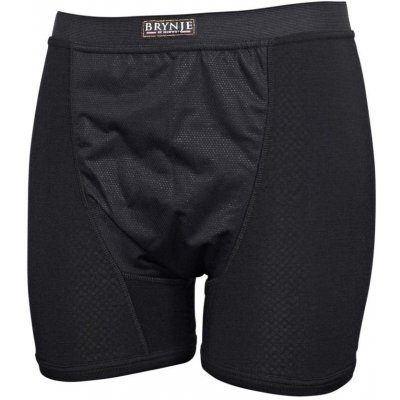 BRYNJE Arctic boxer shorts, windfront černé