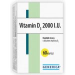 Generica Vitamin D3 2000 I.U. 60 kapslí – Hledejceny.cz