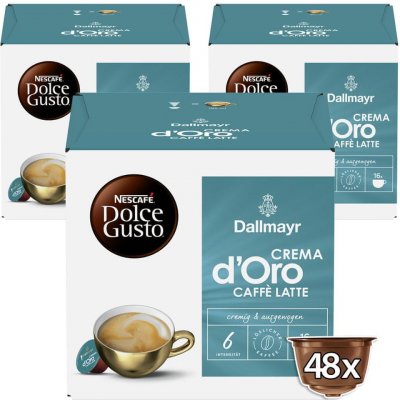 Dallmayr CREMA d‘Oro CAFFE LATTE by Nescafé Dolce Gusto 48 ks – Sleviste.cz