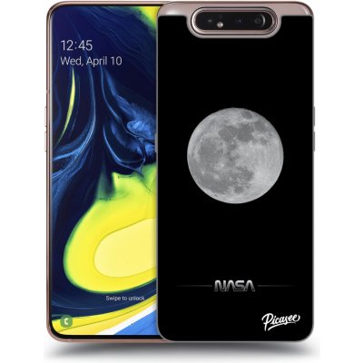 Pouzdro Picasee silikonové Samsung Galaxy A80 A805F - Moon Minimal čiré – Zboží Mobilmania