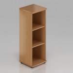Nábytek Designový cz S340 11 - Kancelářský regál Komfort, 40x38,5x113 cm, bez dveří , buk – Sleviste.cz