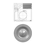 Píst KOLBENSCHMIDT 40670600 – Zboží Mobilmania