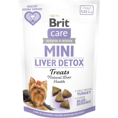 Brit Care Dog Mini treats LIVER DETOX 50 g – Hledejceny.cz