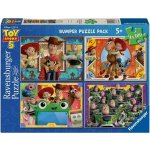 Ravensburger sada 4x100 dílků Toy Story 5 Příběh hraček 4v1 – Zboží Dáma