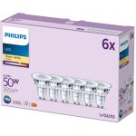 Philips Sada 6x LED žárovka GU10 PAR16 4.6W = 50W 355lm Teplá bílá 2700K 36° PHSECW0035 – Zboží Dáma