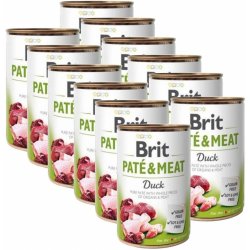 Brit Paté & Meat Dog Duck 12 x 400 g