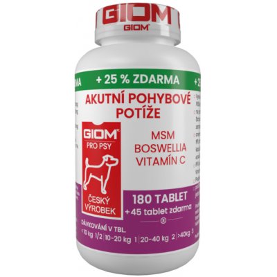 Giom Akutní pohybové potíže 180 tbl – Zboží Dáma