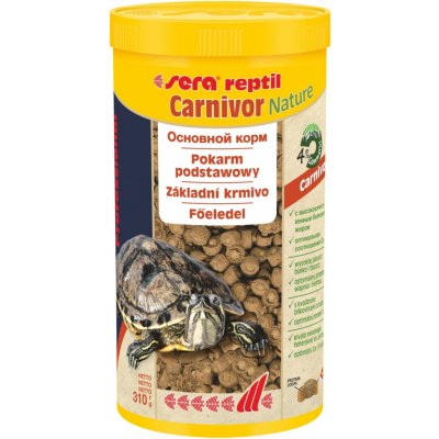 Sera Reptil Professional Carnivor Nature 1000 ml – Hledejceny.cz