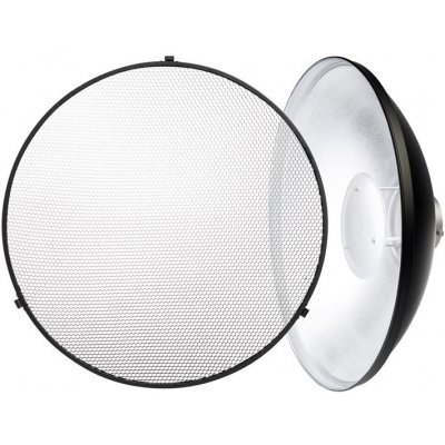 Godox Stříbrný Beauty Dish 55cm s voštinou , Godox BDR-S550 , Bowens – Zboží Živě