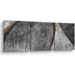 Obraz - Abstrakce v betonu, třídílný 120x40 cm – Hledejceny.cz