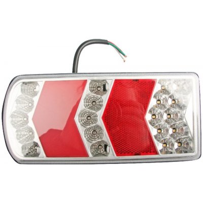 MULTIPA Sdružené světlo TRS006 pravé, LED, s osvětlením SPZ, 12 / 24 V