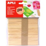Apli Nanuková dřívka 114 x 10 x 2 mm mix barev 50 ks – Zboží Dáma