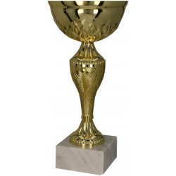 Kovový pohár Zlatý 17 cm 8 cm