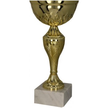Kovový pohár Zlatý 18,5 cm 8 cm