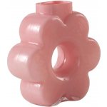 Jotex Růžová skleněná váza BLOMSTRA 22 cm – Hledejceny.cz