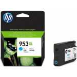 HP 953XL originální inkoustová kazeta azurová F6U16AE – Zboží Mobilmania