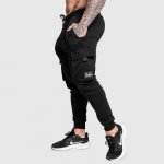 Iron Aesthetics pánské tepláky Cargo Joggers černé – Zboží Mobilmania