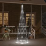 zahrada-XL Vánoční stromek na stožár 310 studených bílých LED diod 300 cm – Zbozi.Blesk.cz